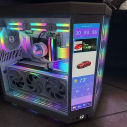 White Gaming PC 5080/7950X3D/96GB