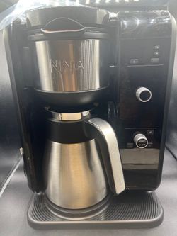 Ninja Coffee Maker Stainless Steel Thermal Carafe Black Drip Brewer