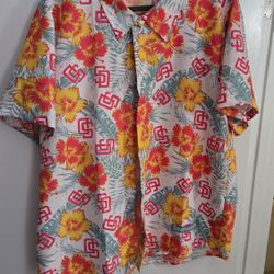 San Diego Padres Hawaiian Shirt (Size XL)