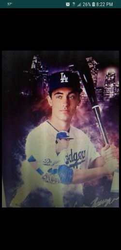 Dodgers cody bellinger autograph edit photo
