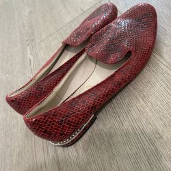 Zara Snakeskin Flat