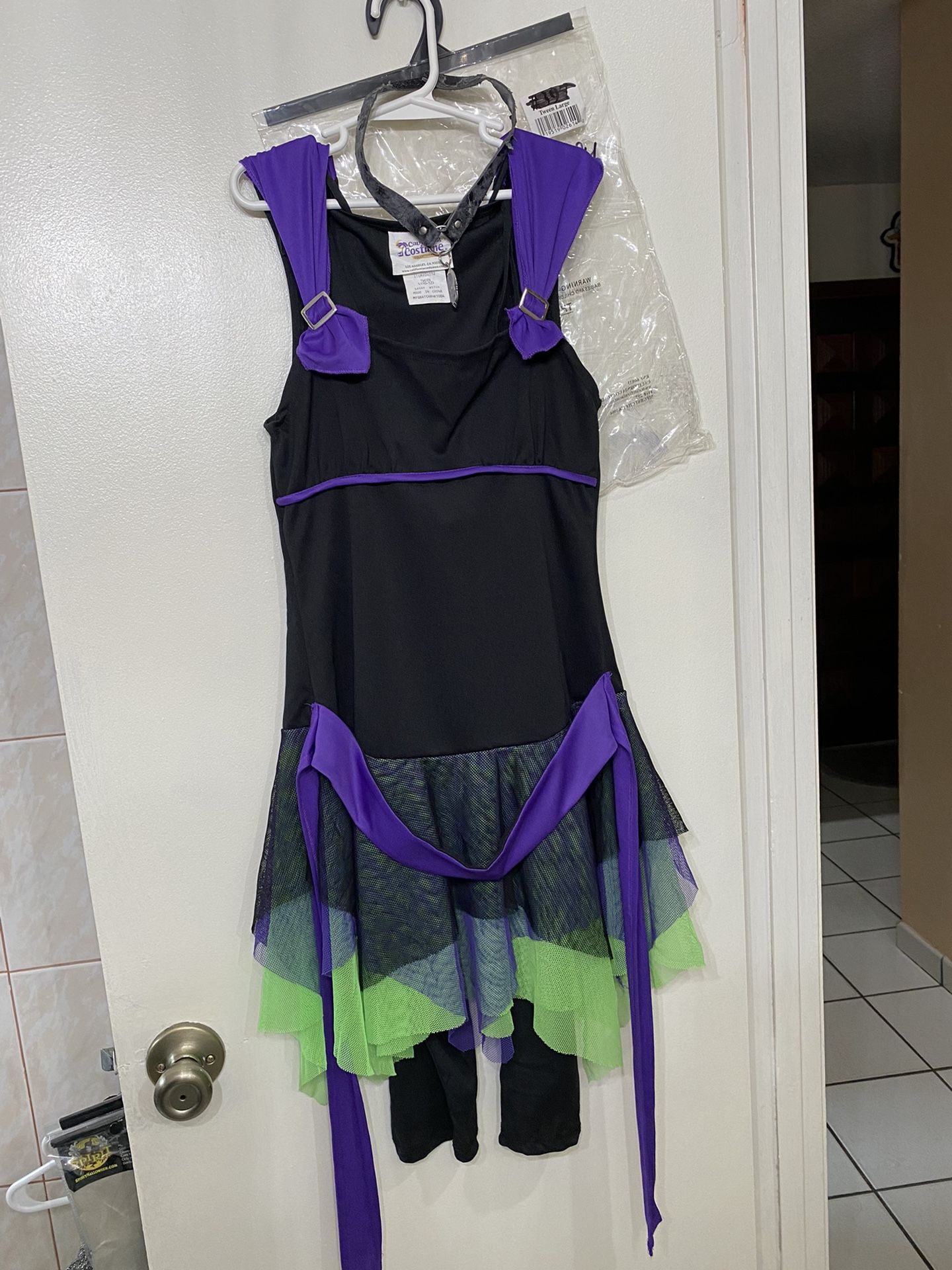 Girls Tween Witch Costume - L (10-12)
