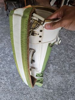 Vintage Green & White Pro Only Coyote Golf Bag
