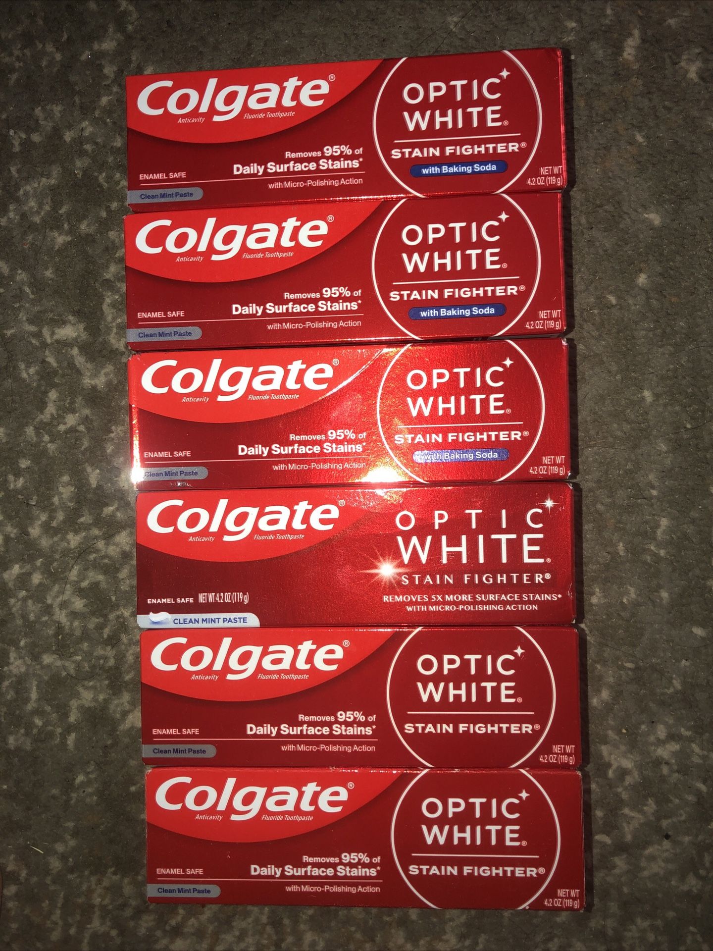 6 Optic White Toothpaste