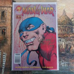 MAN OF WAR AUTOGRAPH BY  GLENN BROWN '93