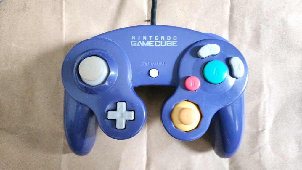 Official NintendoGameCube Controller Indigo [WORKING OEM]