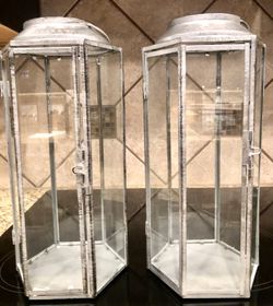 Silver Metal Lanterns