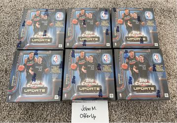 2025/26 Topps Chrome Update Series Basketball NBA Mega Box NEW/SEALED $150/per