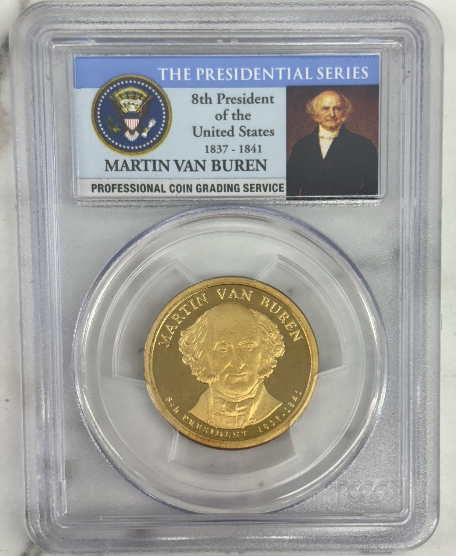 2008-S PCGS PR69DCAM John Quincy Adams $1