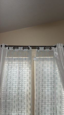 Sheer Curtain Panels with Grommet Top