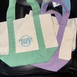 Trader Joe’s Mini Pastel Tote Bags