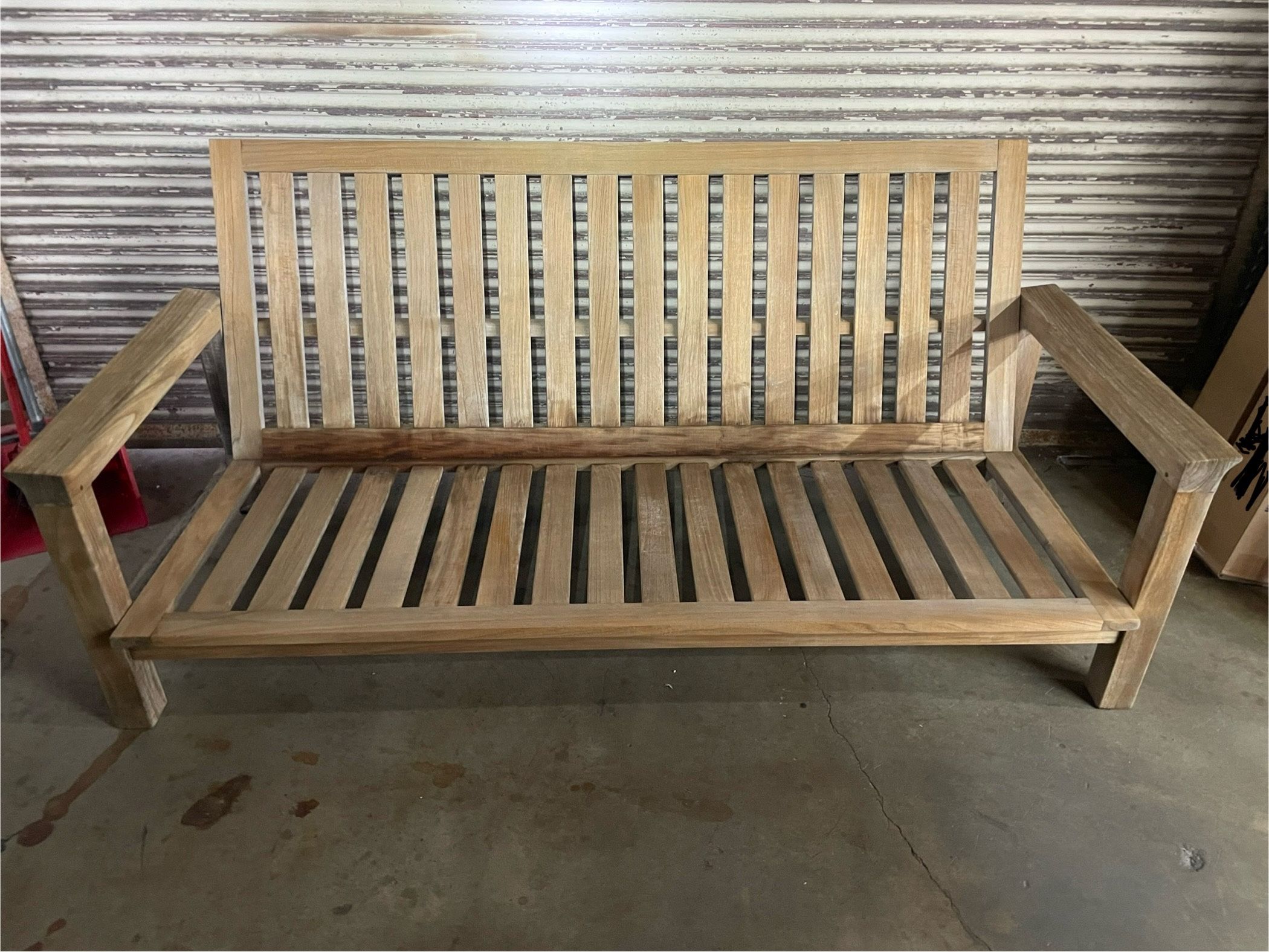Outdoor Teak Sofa 