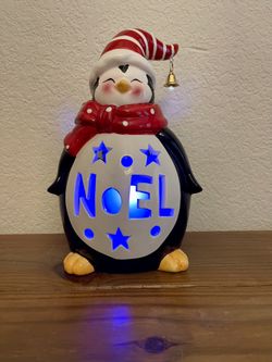 Penguin Noel LED Color Changing