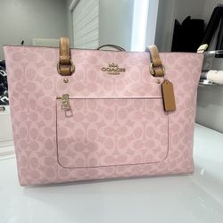 Powder Pink Coach Station Tote 