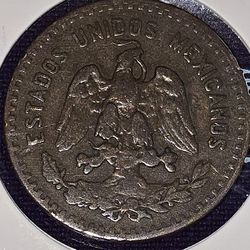 1927 Mexico 5 Centavo Coin