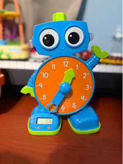 Learning Resources Robot Teaching Clock Toy