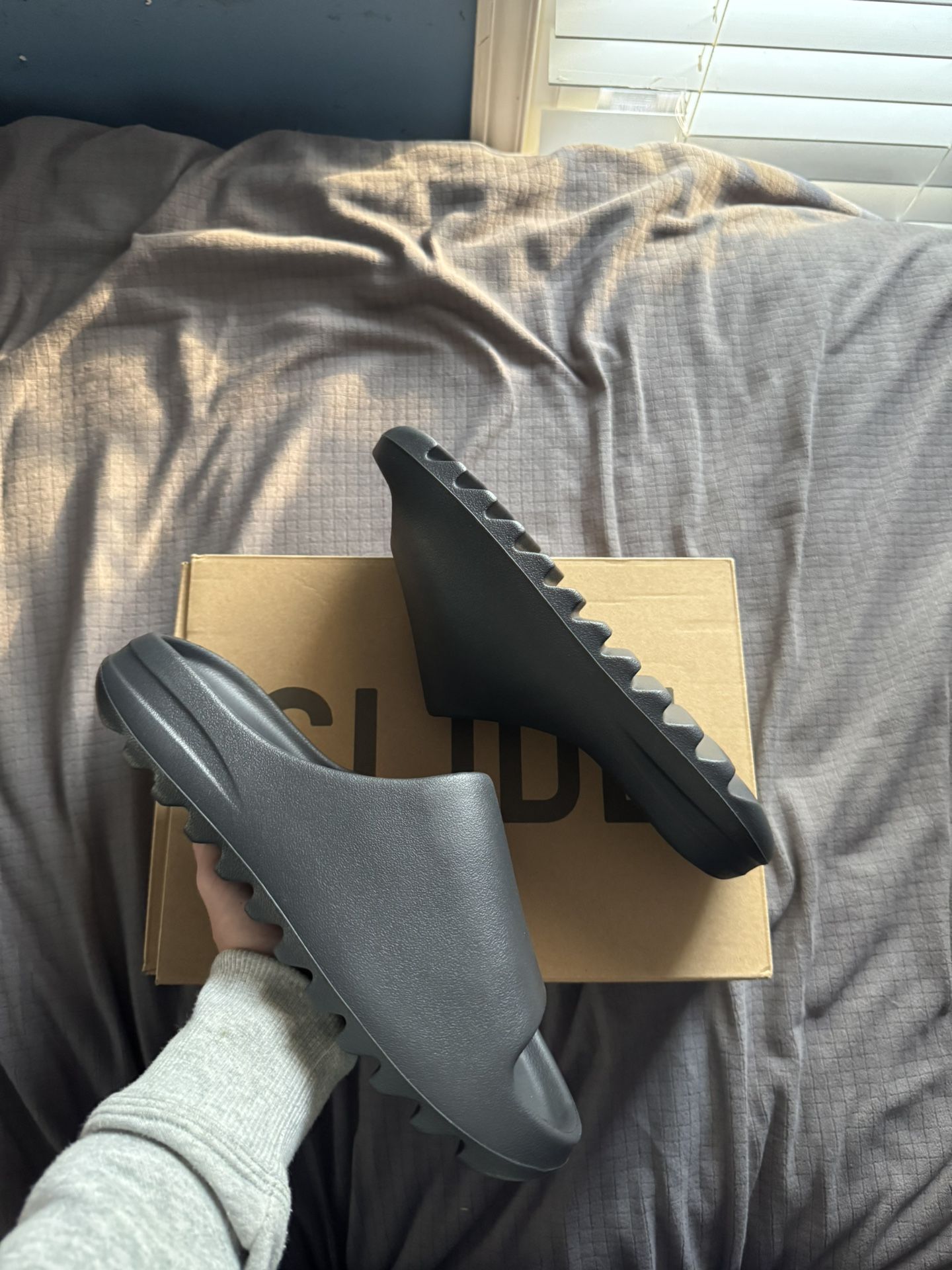 Yeezy Slide “Onyx” — Size 12 (Brand New)