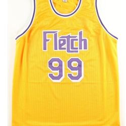 Chevy Chase Signed Basketball JERSEY  Lakers Colors 