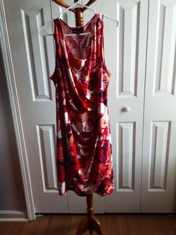 Dana Buchman multicolor floral ladies dress size 2x.