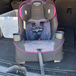 Pink Heart Design Car Seat 
