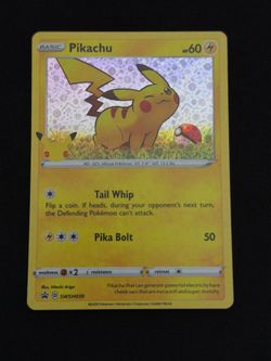 Pikachu SWSH039 Holo Promo — Pokemon 25th Anniversary