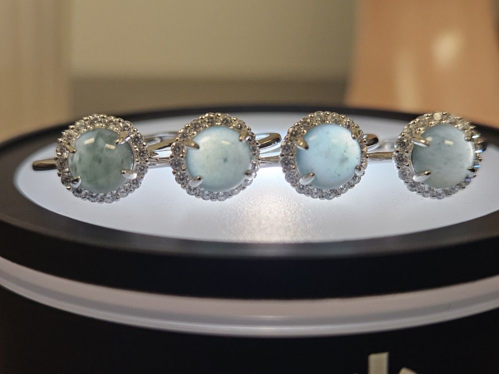 Natural Guatemala Jadeite Rings