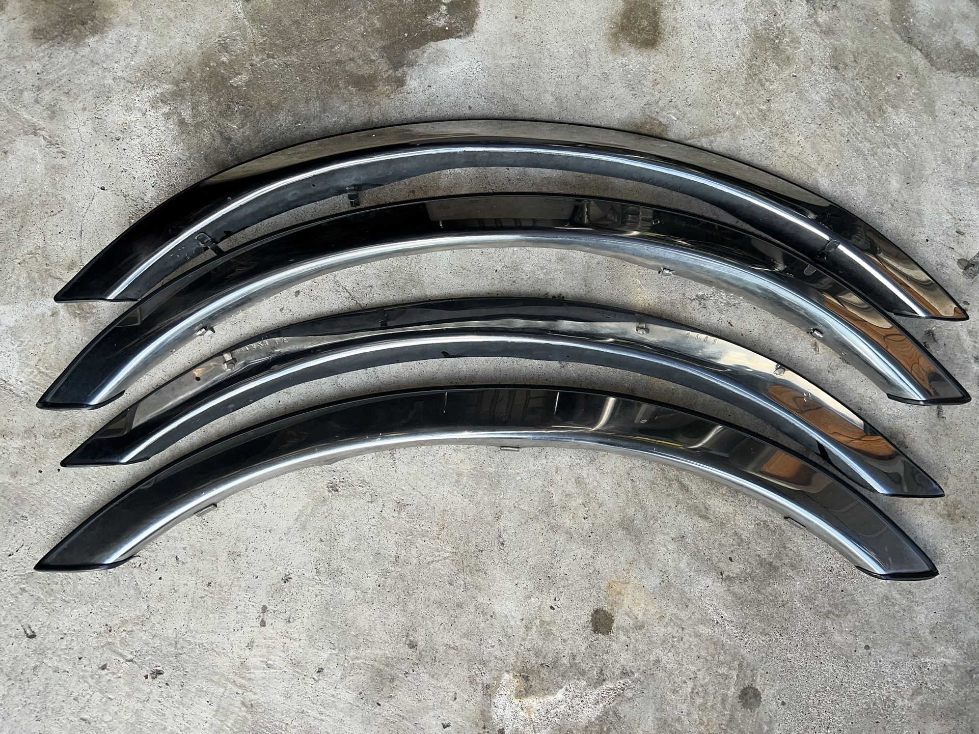 Lincoln Town Car Chrome Fender Trim Flares