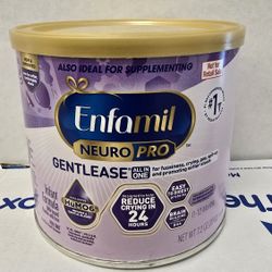 Enfamil NeuroPro Gentlease Powder Baby Formula, For Premium Digestive Support 7.2 Oz