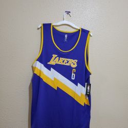 Lebron James #6 Los Angeles Lakers NBA Basketball Jersey Size XL NBPA New W/Tags.

