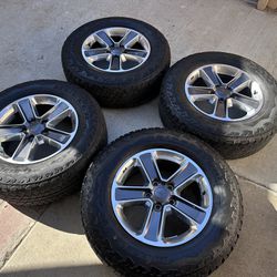 2020 JEEP WRANGLER OEM 18” WHEELS AND TIRES 