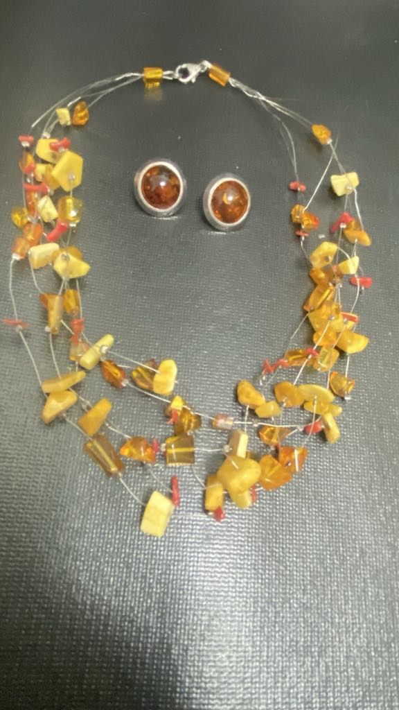 Natural Necklace Amber