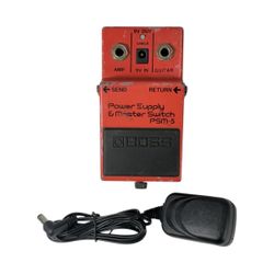 Vintage Boss PSM-5 Pedal Power Supply & Master Switch Guitar Foot Pedal - Taiwan