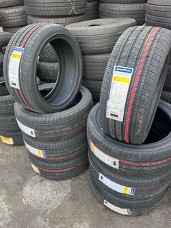235/40/R19 marca GOODYEAR las 4 llantas nuevas instaladas y balanceadas