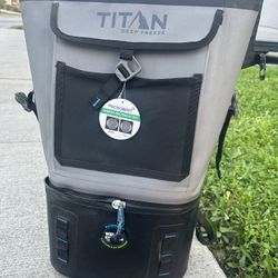 Titan Deep Freeze Insulated Cooler Backpack – Keeps Food & Drinks Cold