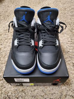 Jordan 4 Retro Motorsports Alternate Used Men's Size 9.5