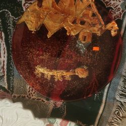 Christmas Winterland Plates Hand Painted