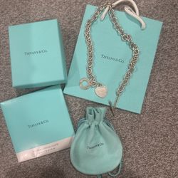 Tiffany heart tag toggle necklace