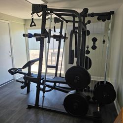 Smith Machine 2001 | Multi-Use Adj Bench | Gym Equipment | Fitness | Squat Rack | Excercise |🔴WEIGHTS AND BARBELL SOLD SEPARATELY 🔴 FREE DELIVERY 🚚