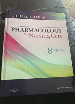 Pharmacology for nursing care