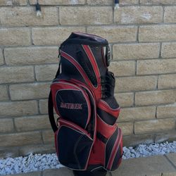 ⛳️ Datrek Red and Black Cart Golf Bag - Excellent Condition!