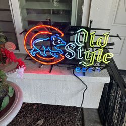 Old Style Beer Neon Light 