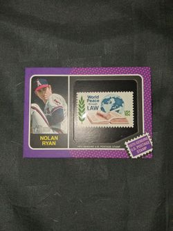 Nolan Ryan Topps Heritage Stamp Card
