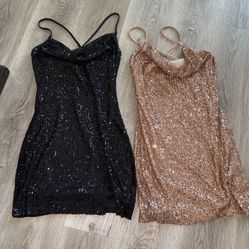 Sequin Dresses ✨ Size small ✨ NEVER WORN