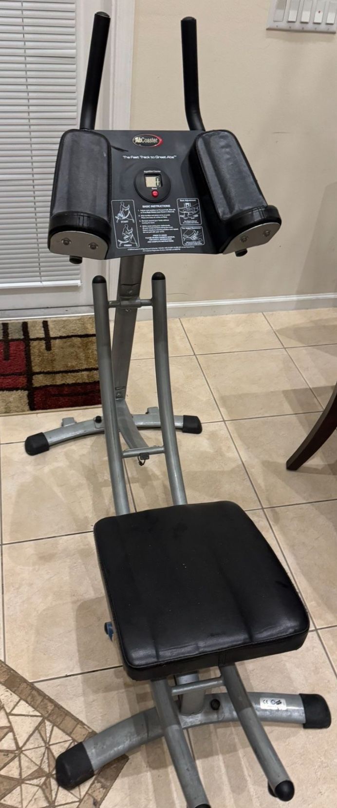 Ab Coaster Workout Fitness Machine