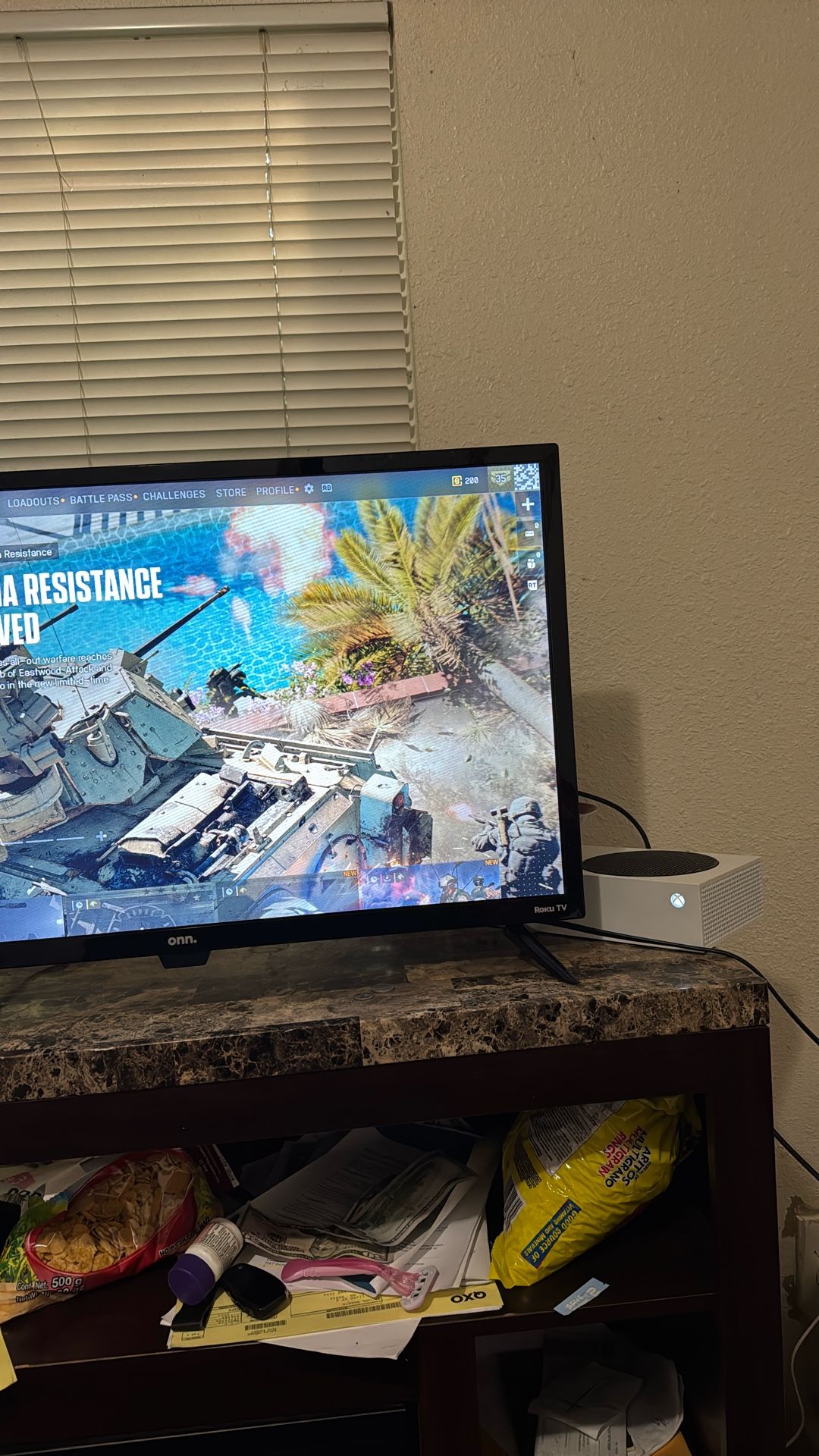 Xbox S With Tv And Head Set 280