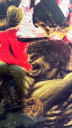Hulk Marvel Comic Book Art Print Poster