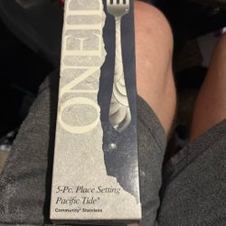 Oneida 5 Piece Pacific Tide Silverware 
