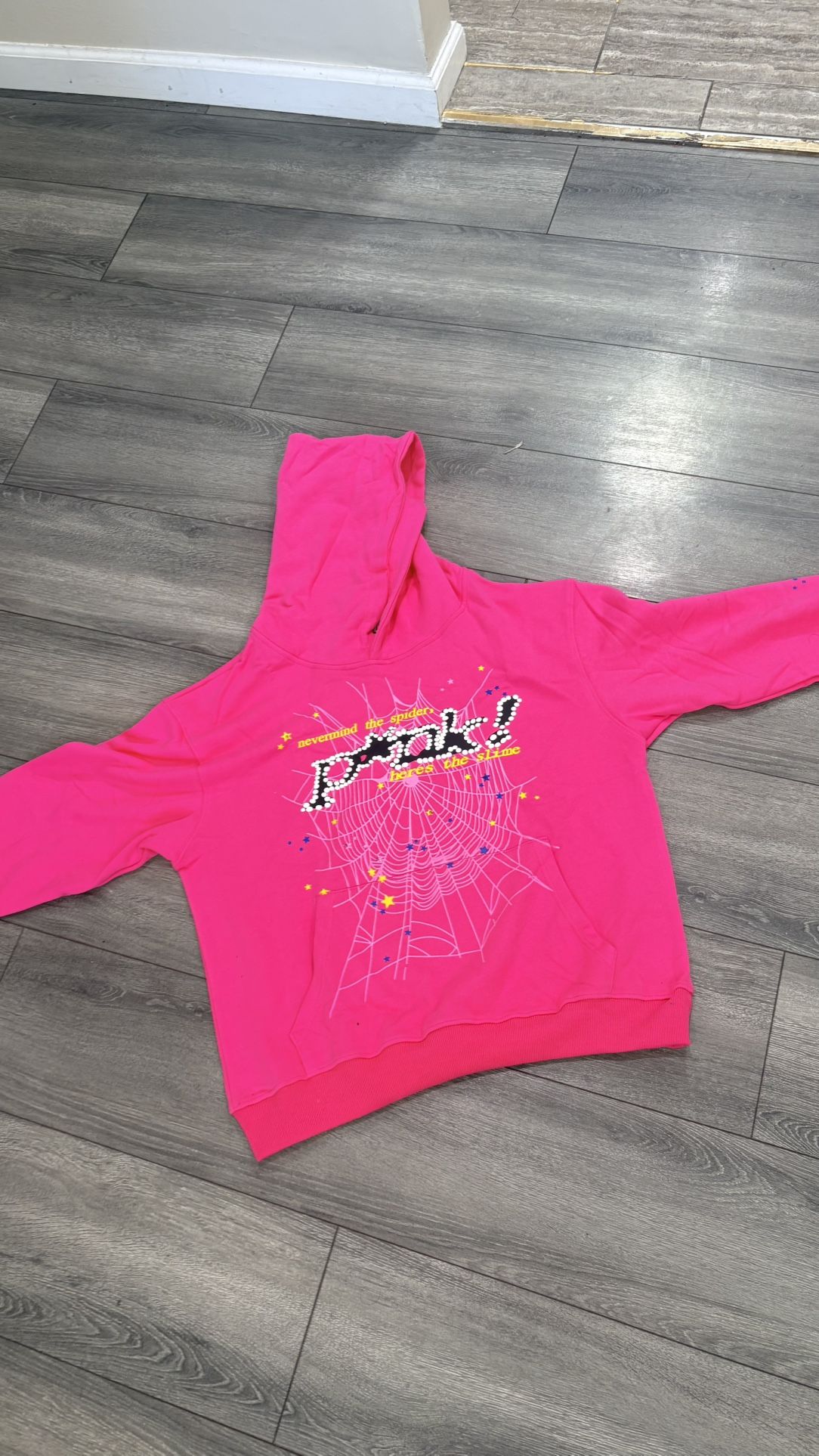 Pink Spider Hoodie