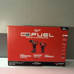 Milwaukee M12 Fuel 2-tool Combo Kit 
