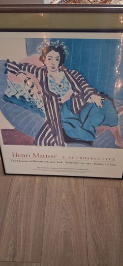 Henri Matisse MoMA Retrospective 1992 Framed Poster
